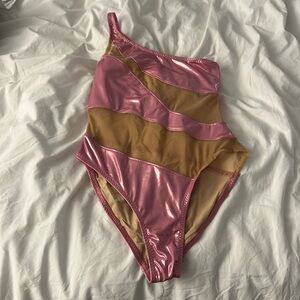 Norma Kamali Pink Swim